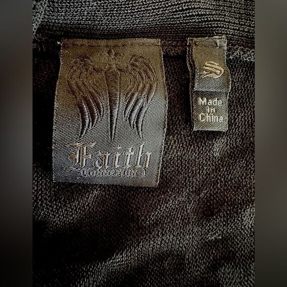 🔥🔥Faith Connexion Embellished Studded V Neck Slouchy Mini  Dress Size S - Picture 11 of 16